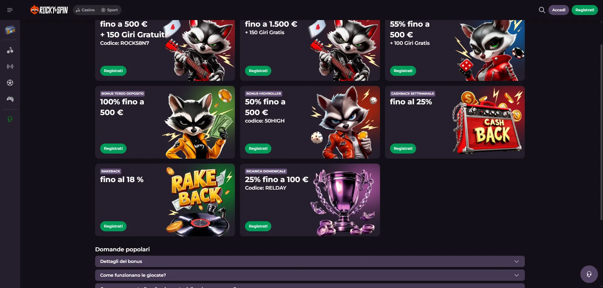 RockySpin gamification in tempo reale tornei e premi fedelt&agrave;